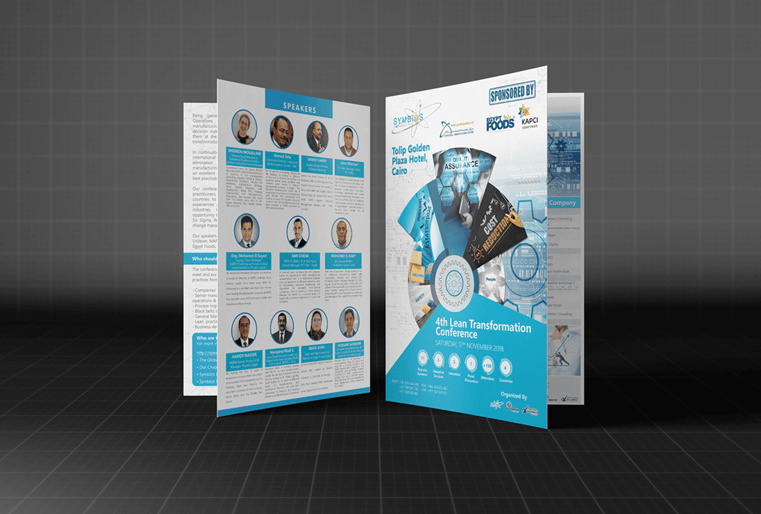 Lean Transformation Conference – Brochure Design