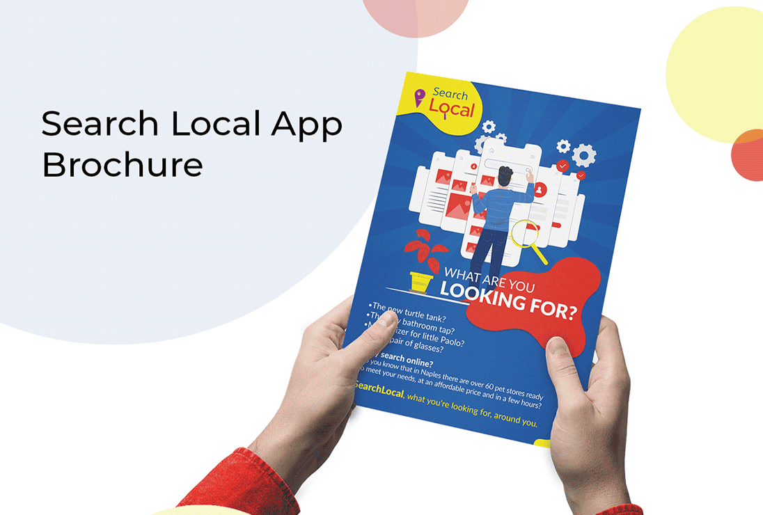 Search Local App – Brochure Design